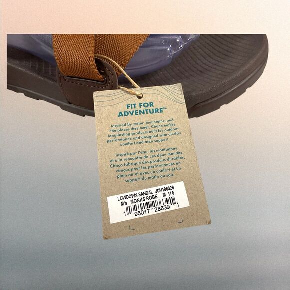 Chaco Lowdown Sandals JCH108329 Men's Size 11 New With Tag - Picture 7 of 11